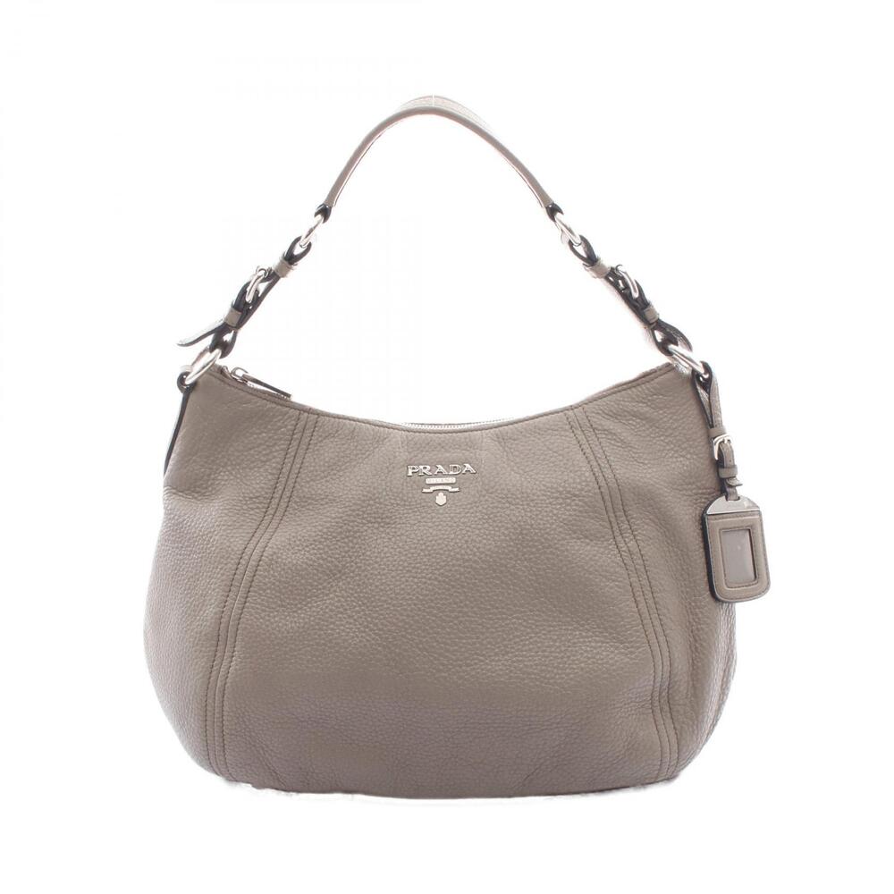 Prada Vitello Daino leather hobo handbag Brown